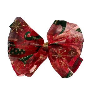 Christmas bow! It has 3 speeds! Super cute for any hair style!
